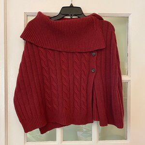 Garnet Hill Wool Capelet - Size M